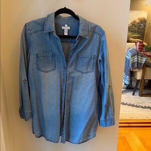 Chico's Blue Button Down Shirt